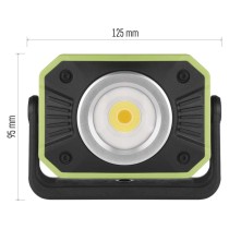 COB LED uzlādējama lampa darbam P4542, 900 lm, 4400 mAh