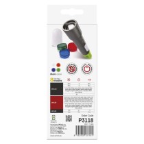 Latarka metalowa LED 600 lm, ładowalna