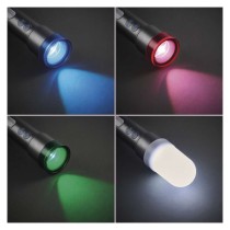 Ročna LED svetilka, 600 lm, 1 200 mAh, kovinska