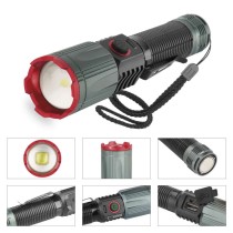 Latarka metalowa LED 1200 lm, 2200 mAh, ładowalna