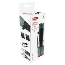 Latarka metalowa LED 3000 lm, 5000 mAh, ładowalna