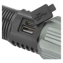 Latarka metalowa LED 3000 lm, 5000 mAh, ładowalna