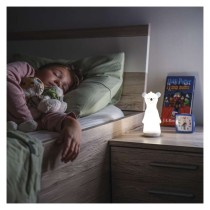 Lampka nocna silikonowa miś LED, 25 lm, ładowalna