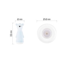 LED silikonska svetilka z nočno lučjo P2316, 25 lm, 1200 mAh