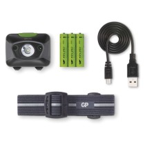 CREE LED nabíjecí čelovka GP Xplor PHR15, 300 lm