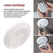 Czujnik mikrofalowy (czujnik ruchu) IP20 2000W, biały