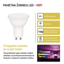 LED žarnica GoSmart MR16 / GU10 / 4,8 W (35 W) / 400 lm / RGB / zatemnilna / WiFi