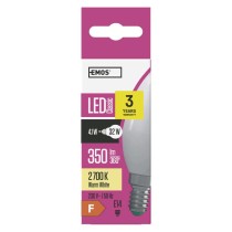 LED izzó Classic gyertya / E14 / 4,1 W (32 W) / 350 lm / meleg fehér