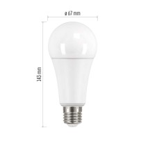 LED žárovka Classic A67 / E27 / 17,6 W (120 W) / 1 900 lm / teplá bílá