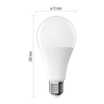 LED žárovka Classic A70 / E27 / 16 W (120 W) / 1901 lm / teplá bílá