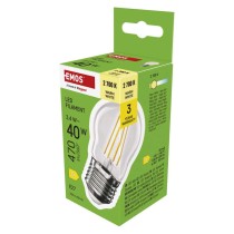 LED lemputė Filament Mini Globe / E27 / 3,4 W (40 W) / 470 lm / Šilta balta