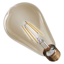 Żarówka LED Vintage ST64 / E27 / 4,5 W (40 W) / 420 lm / 420 lm / Ciepła biel