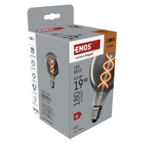 LED lemputė DECO SMOKED G95 / E27 / 4,5 W (19 W) / 180 lm / flame