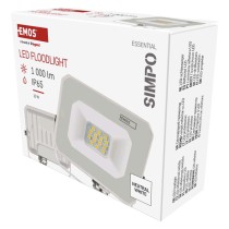Naświetlacz LED SIMPO 10 W, biały, neutralna biel
