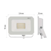 Naświetlacz LED SIMPO 20W, biały, neutralna biel