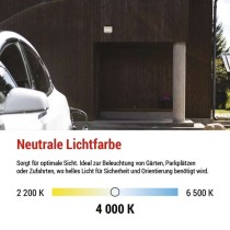LED reflektor GLARO 30W, weiß, IP65, 3000 lm, neutralweiß