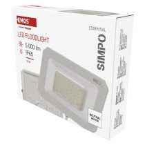 Naświetlacz LED SIMPO 50W, biały, neutralna biel