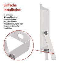 LED reflektor SIMPO 50W, weiß, IP65, 5000 lm, neutralweiß