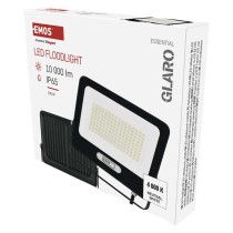 Naświetlacz LED GLARO 100W, czarny, IP65, 10000 lm, neutralna biel