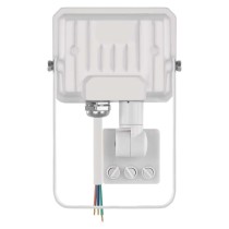 Naświetlacz LED SIMPO 10W, z czujn. PIR, biały, neutralna biel