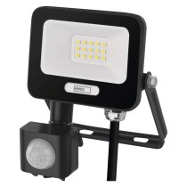 Naświetlacz LED GLARO PIR 10 W, czarny, IP54, 1000 lm, neutralna biel