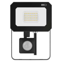 Naświetlacz LED SIMPO 20W, z czujn. PIR, czarny, neutralna biel