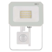 Naświetlacz LED SIMPO 20W, z czujn. PIR, biały, neutralna biel