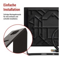 LED-Fluter TAMBO, 50 W, 5000 lm, IP65, schwarz