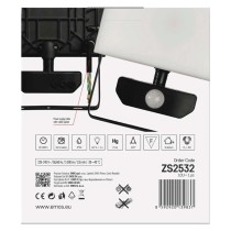 Naświetlacz LED TAMBO z czujnikiem PIR, 30 W, 3000 lm, czarny