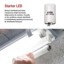 Żarówka LED liniowa T8 6,5 W 60 cm neutralna biel 10 szt.