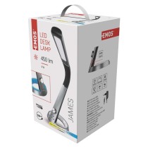 LED galda lampa JAMES, melna