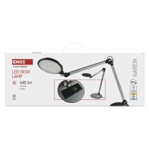 Lampa biurkowa LED KAREN, szary