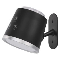 LED Schreibtischlampe ABBIE wiederaufladbar, schwarz