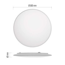 LED prisadené svietidlo ALVI, kruhové 36W, stmiev.so zmenou CCT