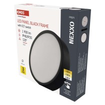 LED svítidlo NEXXO černé, 22,5 cm, 21 W, teplá/neutrální bílá
