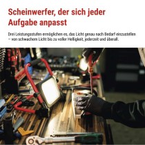 LED-Strahler ACCO, wiederaufladbar, tragbar, 35 W kaltweiss