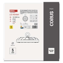 High Bay CORUS LED industrijsko svetilo 83W