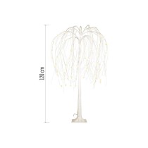 Dekoracje - 72 LED, drzewko 120 cm, ciepła biel, IP44, timer