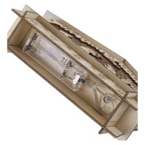 Dekoracje - 6 LED szopka 18,5x15 cm 2x AA, ciepła biel, IP20, timer