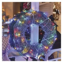 LED vánoční nano řetěz zelený, 15 m, venkovní i vnitřní, multicolor, časovač