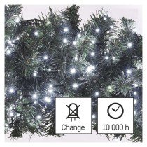 LED Weihnachtliche Lichterkette – Igel, 12 m, Außen und Innen, Kaltweiß, Timer