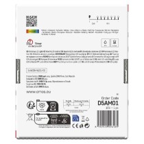 Dekoracje - 40 LED big cherry 4m IP44 multikolor, biały przewód, IP44, timer