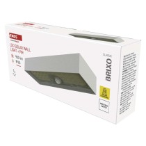 Oprawa LED Garden BRIXO solarna z PIR, 900 lm, NW, biała