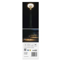 LED záhradné solárne stĺpikové svietidlo TERION, senzor súmraku, 12,5 x 12,5 x 50 cm