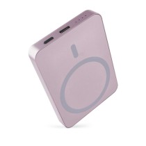 Powerbank EMOS WI 522, 5 000 mAh, 20 W+Wireless, baby pink