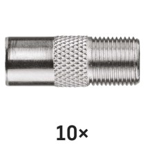 Reduktion F Buchse – IEC-Stecker, 10 Stk.