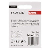 Kupplung für F-Stecker