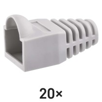 Ochrana konektoru RJ45 sivá, 20 ks