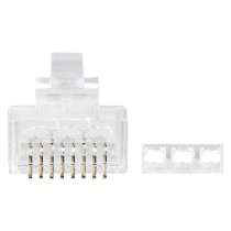 Konnektor RJ45 für UTP Kabel, transparent, 20 Stk.