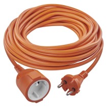 Przedłużacz 20 m / 1 gniazdo / pomarańczowy / PVC / 230 V / 1,5 mm2